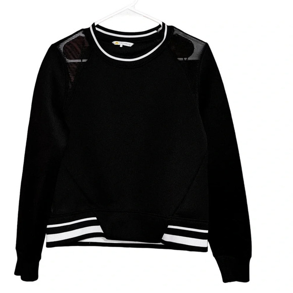 C&C California scuba pullover black with white contrast, size small - Picture 1 of 5